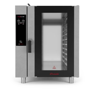 Forno a gas per pasticceria - capacità 10 teglie 40*60 - comandi digitali