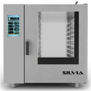 Forno a gas per gastronomia - capacità 10 teglie GN 2/1 - comandi Soft Touch