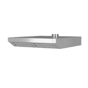 Cappa in acciaio inox senza motore