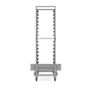 Carrello inox da 20 teglie GN 2/1 - compatibilità con forni G20-GN20E